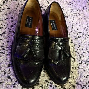 Bostonian classic leather Oxford loafers with tassels - Size 9.5 Men